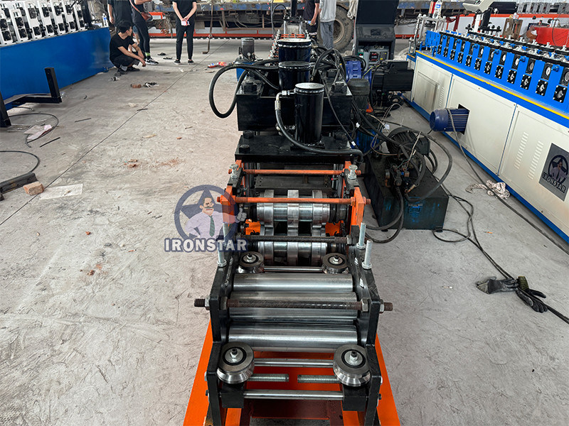 “Full Automatic 104 Omega Bracket Roll Forming Machine Galvanized Steel Processing Equipment Russia Market”