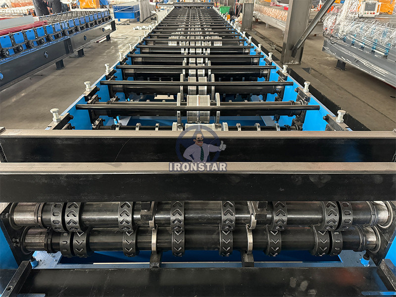 “1000mm Galvanized Steel Metal Floor Deck Roll Forming Machine Ecuador Popular Metal Decking Sheet Cold Roll Forming Equipment For Construction Floor Support”
