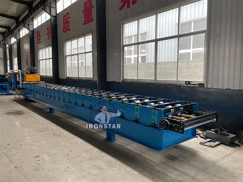 “3 Rib Trapezoidal IBR Roofing Sheet Roll Forming Machine With Tracking Cutting For Cote D'Ivoire”
