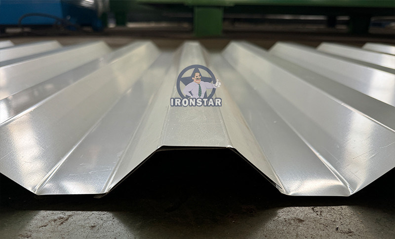 “Ironstar 6 Rib and 6 Rib Trapezoidal Sheet Double Layer Roll Forming Machine 2 Layer Double Deck Metal Roofing Sheet Making Machine Full Automatic PLC Control Roof Panel Production Line for America”