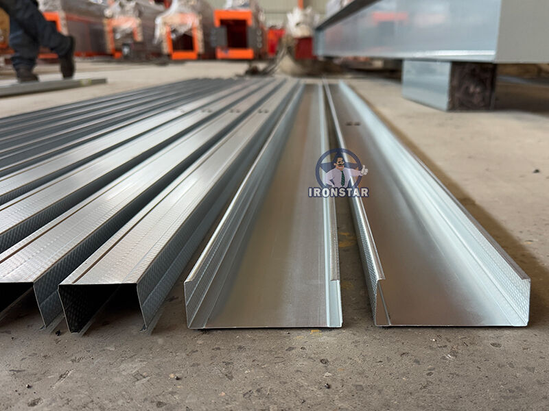 “60/90mm Metal Sheet 2 In 1 C Channel Roll Forming Machine For Ceiling & Drywall for Chile”